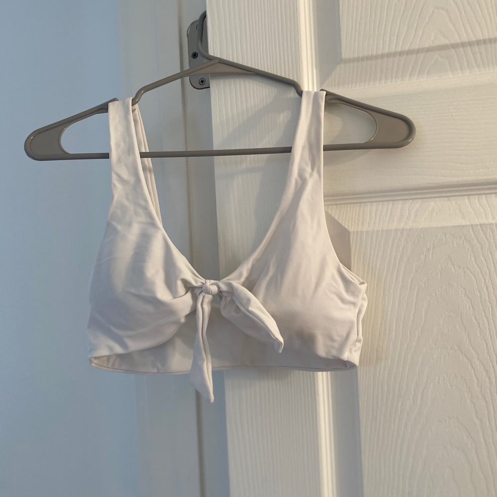 White tied Bathing suit top